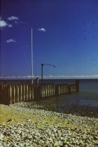 Yacht Club flagpole and boat lift